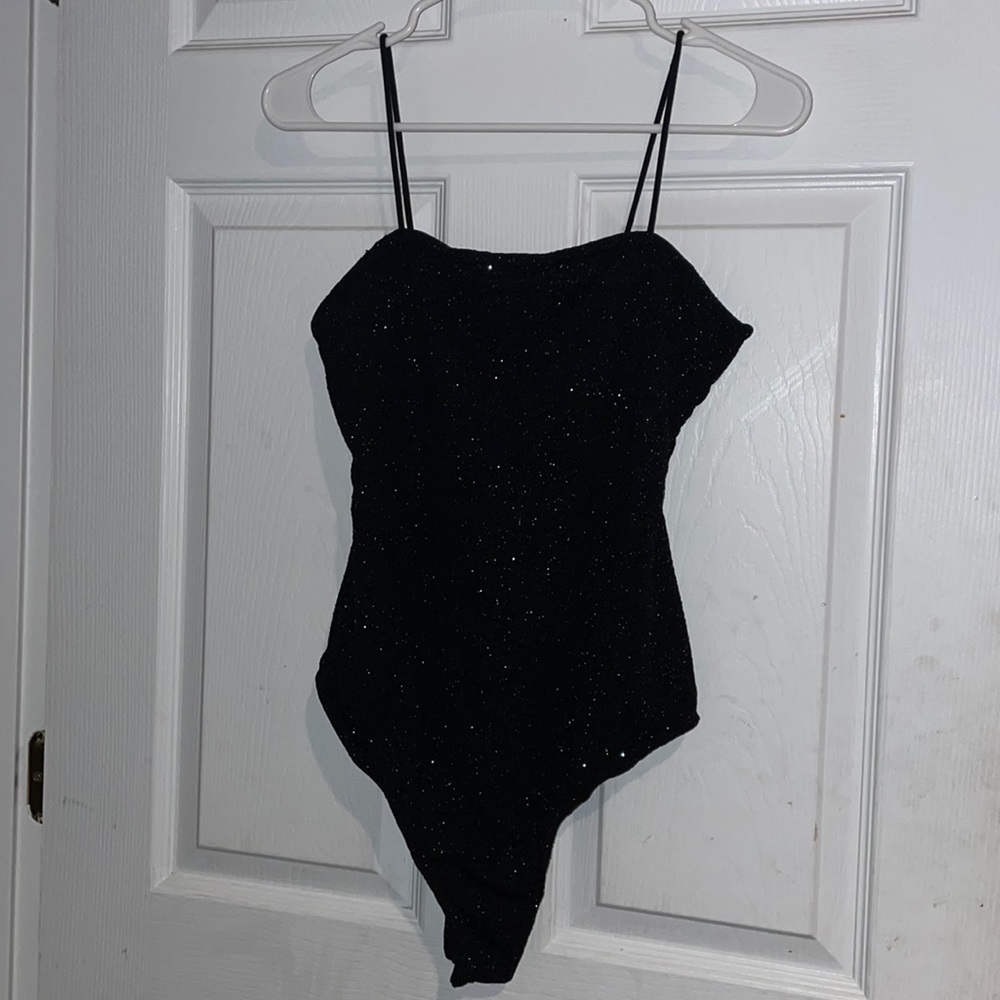 Black Sparkle Body Suit